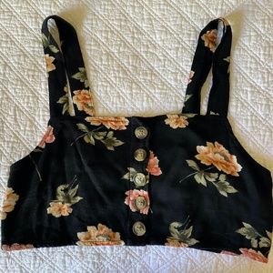 American Eagle Floral Crop Top